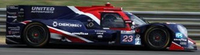 ORECA 07 GIBSON GK428 4.2L V8 TEAM UNITED AUTOSPORTS N 23 24h LE MANS 2023 T.BLOMQVIST - O.JARVIS - J.PIERSON BLUE RED 1:43