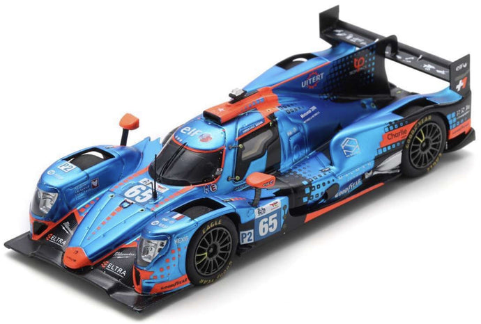 Oreca 07 - GIBSON #65 MALDONADO/VAN DER HELM/VAN UITERT 24H LE MANS 2023 blå/rød/sort 1:43