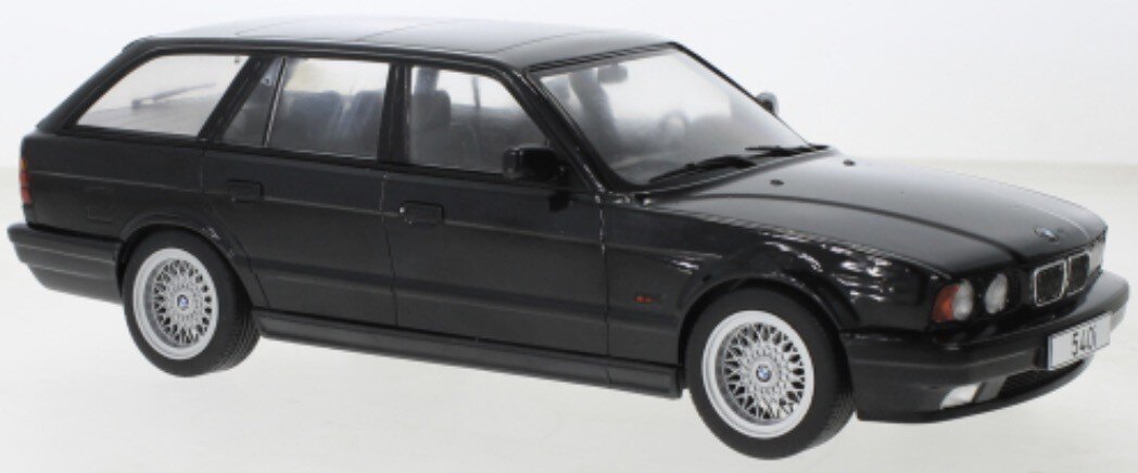 BMW 5er (E34) TOURING 1991 sort metallic 1:18