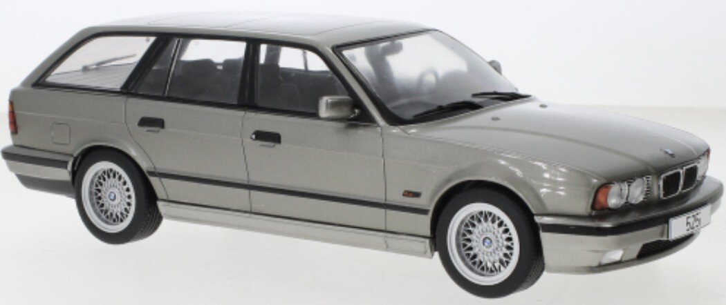 BMW 5-SERIES 530i TOURING (E34) SW STATION WAGON 1989 GREY MET 1:18