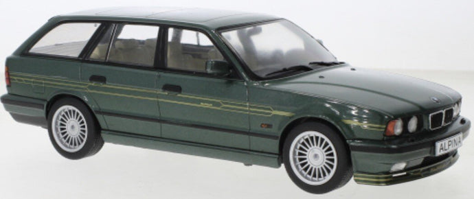 BMW 5-SERIES B10 4.6 ALPINA TOURING (E34) SW STATION WAGON 1989 GREEN MET 1:18