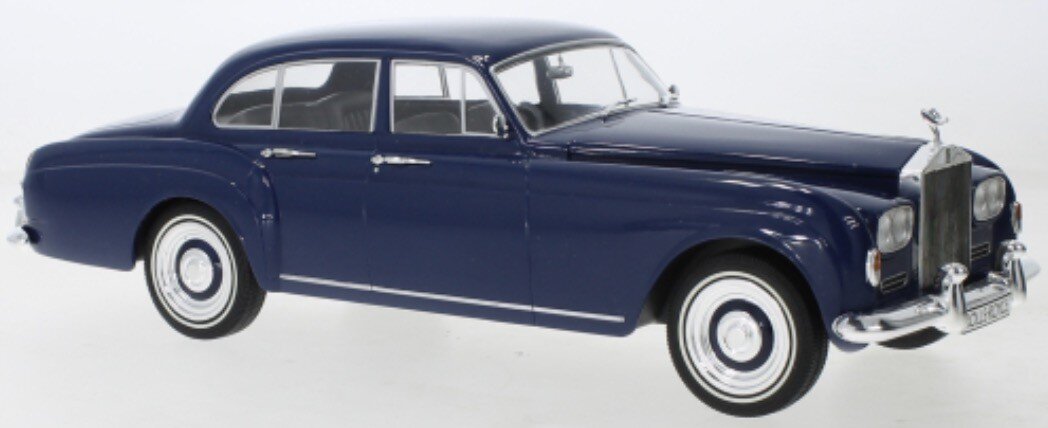 Rolls Royce SILVER CLOUD III FLYING SPUR H.J. MULLINER 1965 mørk blå 1:18