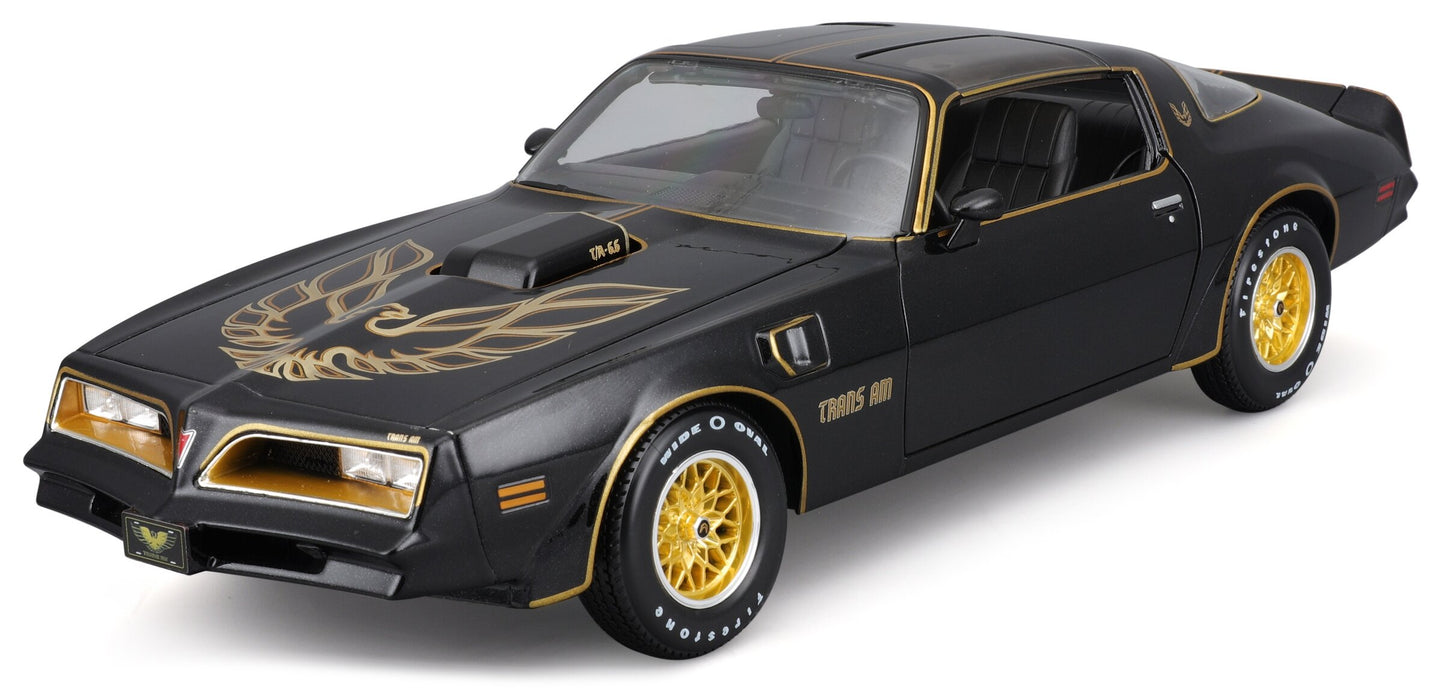 Pontiac FIREBIRD TRANS AM 1978 - SPECIAL EDITION sort/guld 1:18