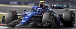 WILLIAMS F1 FW45 TEAM WILLIAMS RACING N 2 (800th GP) BRITISH GP 2023 LOGAN SARGEANT 2 TONE BLUE 1:18