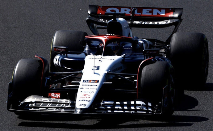 ALPHA TAURI F1 AT04 TEAM ALPHA TAURI N 3 HUNGARIAN GP 2023 DANIEL RICCIARDO BLUE WHITE 1:18