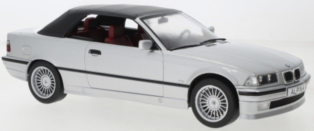 BMW 3-SERIES B3 3.2 (E36) ALPINA CABRIOLET 1995 SILVER 1:18