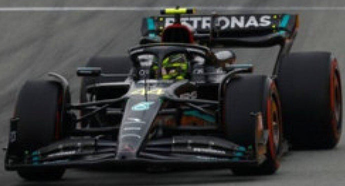 MERCEDES-AMG PETRONAS FORMULA ONE TEAM F1 W14 E PERFORMANCE #44 LEWIS HAMILTON 2nd SPANISH GP 2023 sort/turkis 1:43