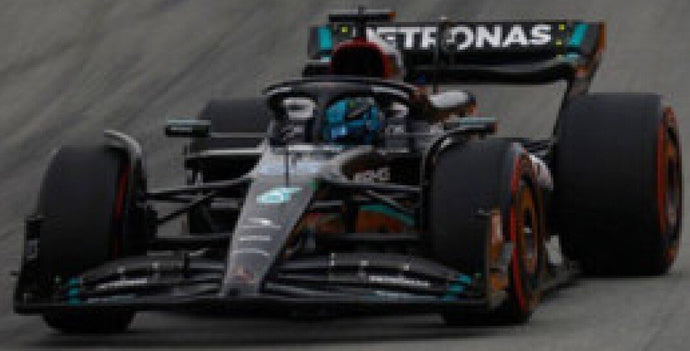 MERCEDES-AMG PETRONAS FORMULA ONE TEAM F1 W14 E PERFORMANCE #63 GEORGE RUSSELL 3rd SPANISH GP 2023 sort/turkis 1:43