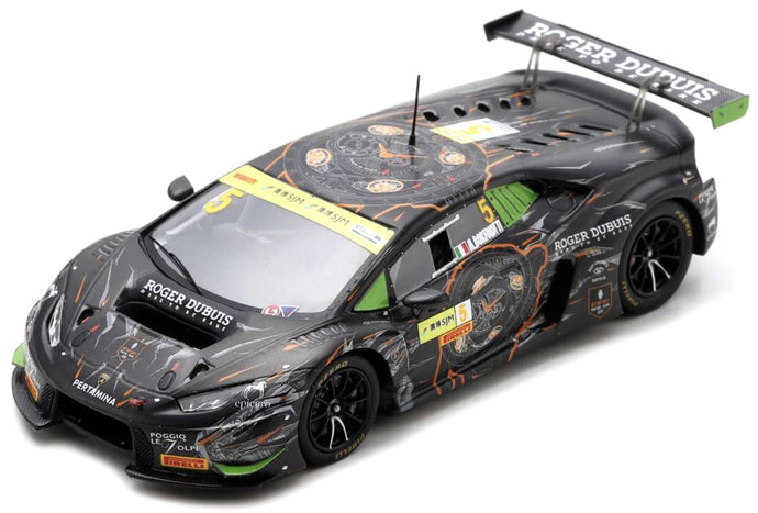 LAMBORGHINI HURACAN GT3 TEAM FFF RACING N 5 FIA GT WORLD CUP MACAU 2017 M.BORTOLOTTI BLACK 1:43