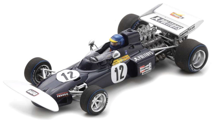 March 711 #12 RONNIE PETERSON RACE OF CHAMPIONS 1971 mørk blå/hvid 1:43