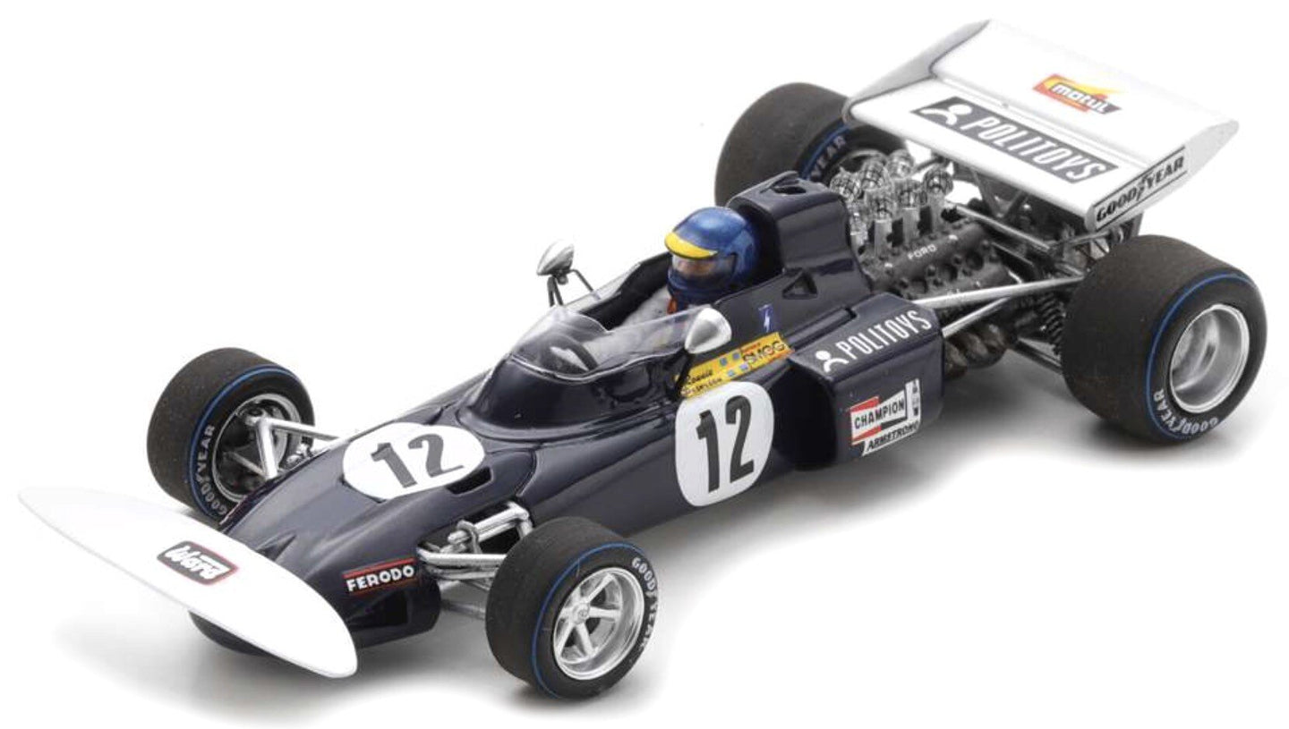 March 711 #12 RONNIE PETERSON RACE OF CHAMPIONS 1971 mørk blå/hvid 1:43