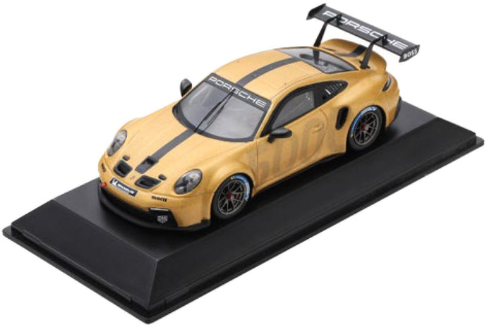 Porsche 911 GT3 CUP (992) 5000 - Limited Edition guld/sort 1:43