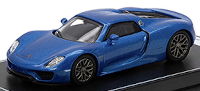 Porsche 918 SPYDER Blue 1:64