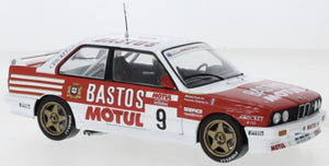 BMW E30 M3 #9 CHATRIOT/PERIN WRC RALLYE TOUR DE CORSE 1988 rød/hvid 1:24