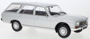 PEUGEOT 504 BREAK 1976 SILVER 1:18
