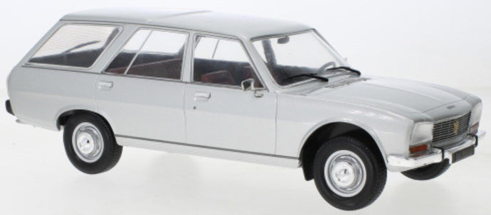 PEUGEOT 504 BREAK 1976 SILVER 1:18