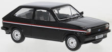Indlæs billede til gallerivisning Ford FIESTA MK I 1978 sort/rød/hvid 1:43 fra Ixo Model