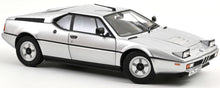 Indlæs billede til gallerivisning BMW M1 1980 SILVER METALLIC 1:18