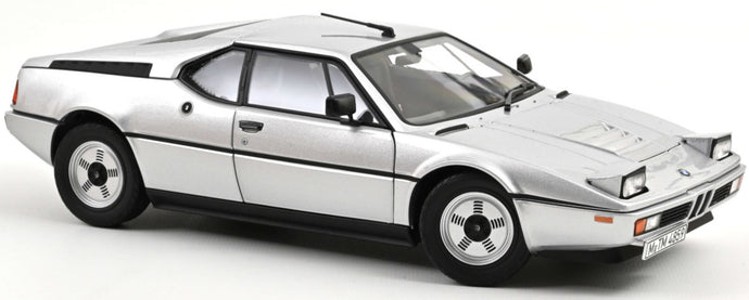 BMW M1 1980 SILVER METALLIC 1:18