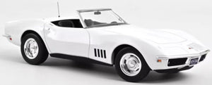 CHEVROLET CORVETTE CONVERTIBLE 1969 CAN AM WHITE 1:18