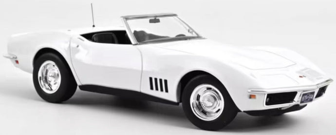 CHEVROLET CORVETTE CONVERTIBLE 1969 CAN AM WHITE 1:18