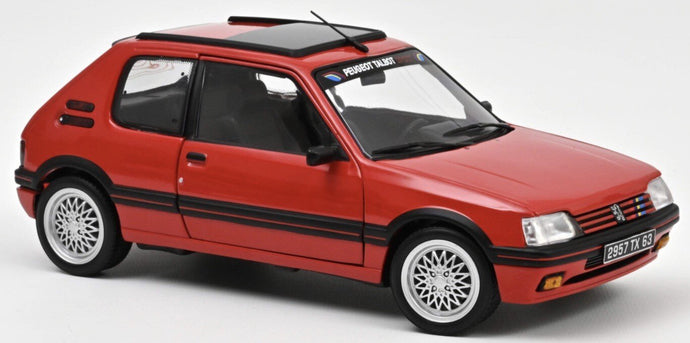 PEUGEOT 205 GTi 1.9 PTS DECO 1991 VALLELUNGA RED 1:18