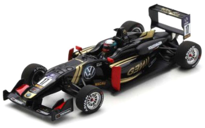 Dallara F3 #17 ALEXANDER ALBON FIA F3 INTERNATIONAL CUP - MACAU GRAND PRIX 2015 sort/guld/rød 1:43