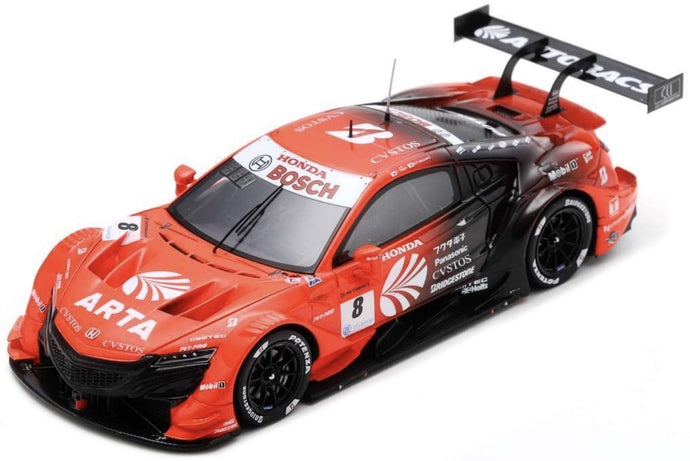 Honda NSX-GT #8 NOJIRI/FUKUZUMI GT500 SUPER GT 2020 rød/sort 1:43