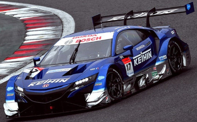 HONDA NSX-GT TEAM KEIHIN REAL RACING N 17 GT500 CLASS SUPER GT 2020 KOUDAI TSUKAKOSHI - BERTRAND BAGUETTE BLUE WHITE 1:43