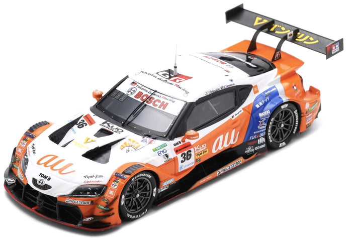 TOYOTA SUPRA GR TEAM TGR N 36 GT500 CLASS SUPER GT 2020 YUHI SEKIGUCHI - SACHA FENESTRAZ ORANGE WHITE 1:43