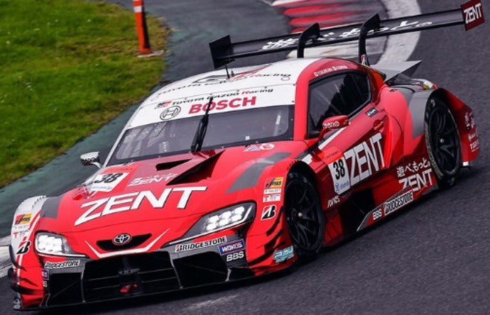TOYOTA SUPRA GR TEAM ZENT CERUMO N 38 GT500 CLASS SUPER GT 2020 YUJI TACHIKAWA - HIROAKI ISHIURA RED WHITE 1:43