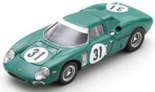 Indlæs billede til gallerivisning FERRARI 250LM COUPE N 31 3rd 12h SEBRING 1965 DAVID PIPER - TONY MAGGS GREEN 1:43