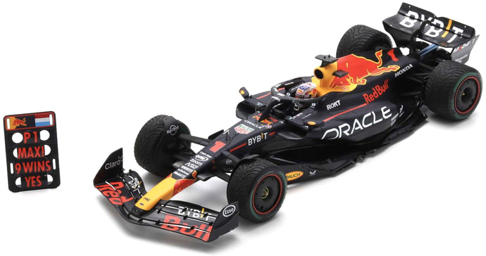 RED BULL F1 RB19 TEAM ORACLE RED BULL RACING N 1 WORLD CHAMPION WINNER DUTCH GP 2023 MAX VERSTAPPEN MATT BLUE 1:18
