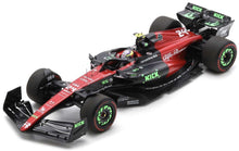 Indlæs billede til gallerivisning ALFA ROMEO F1 TEAM STAKE C43 #24 ZHOU GUANYU BELGIAN GP 2023 rød/sort/grøn 1:18
