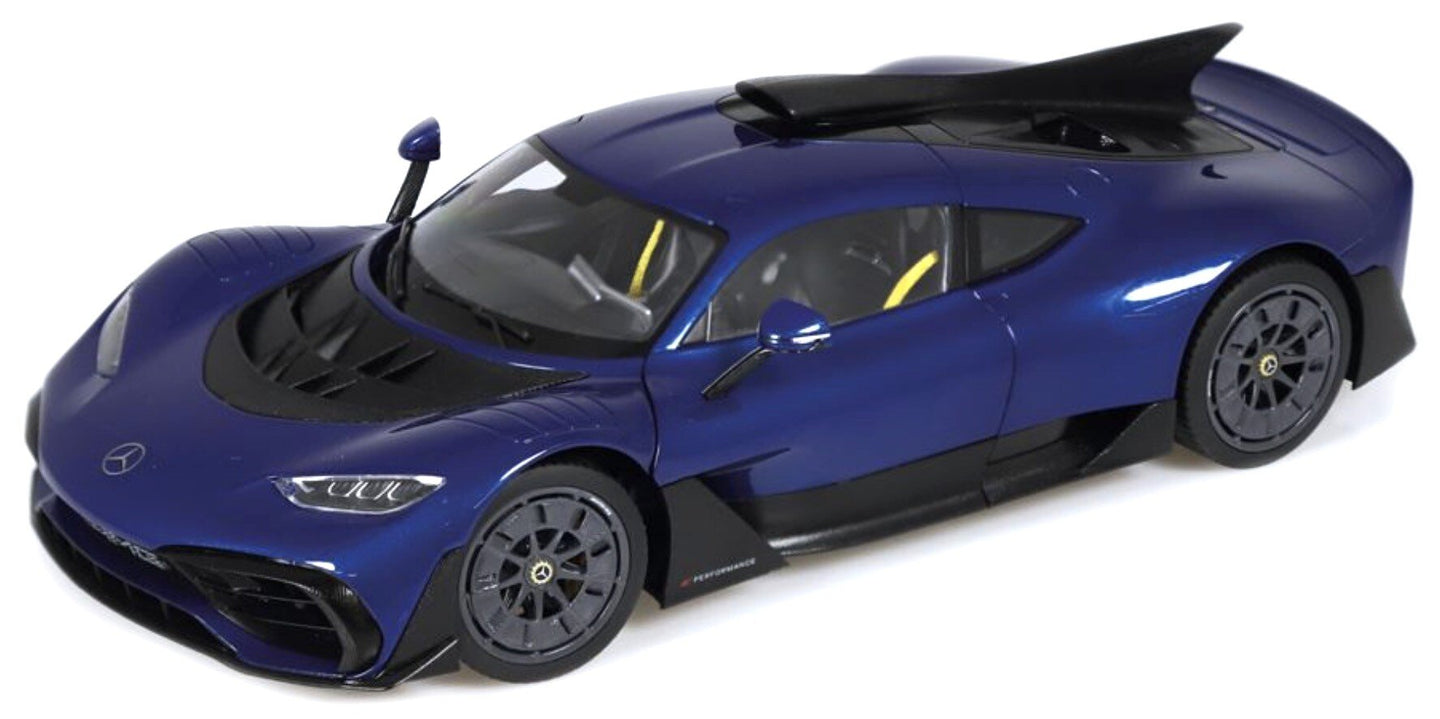 MERCEDES BENZ ONE AMG (C298) 2023 BRILLANT BLUE BLACK 1:18