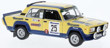Indlæs billede til gallerivisning LADA FIAT 2105 MTX (night version) N 25 RALLY BARUM 1983 MIROSLAV LANK - MILOS TYCE YELLOW BLUE 1:43