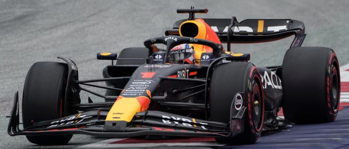 RED BULL F1 RB19 TEAM ORACLE RED BULL RACING N 1 WORLD CHAMPION WINNER AUSTRIAN GP 2023 MAX VERSTAPPEN MATT BLUE 1:43