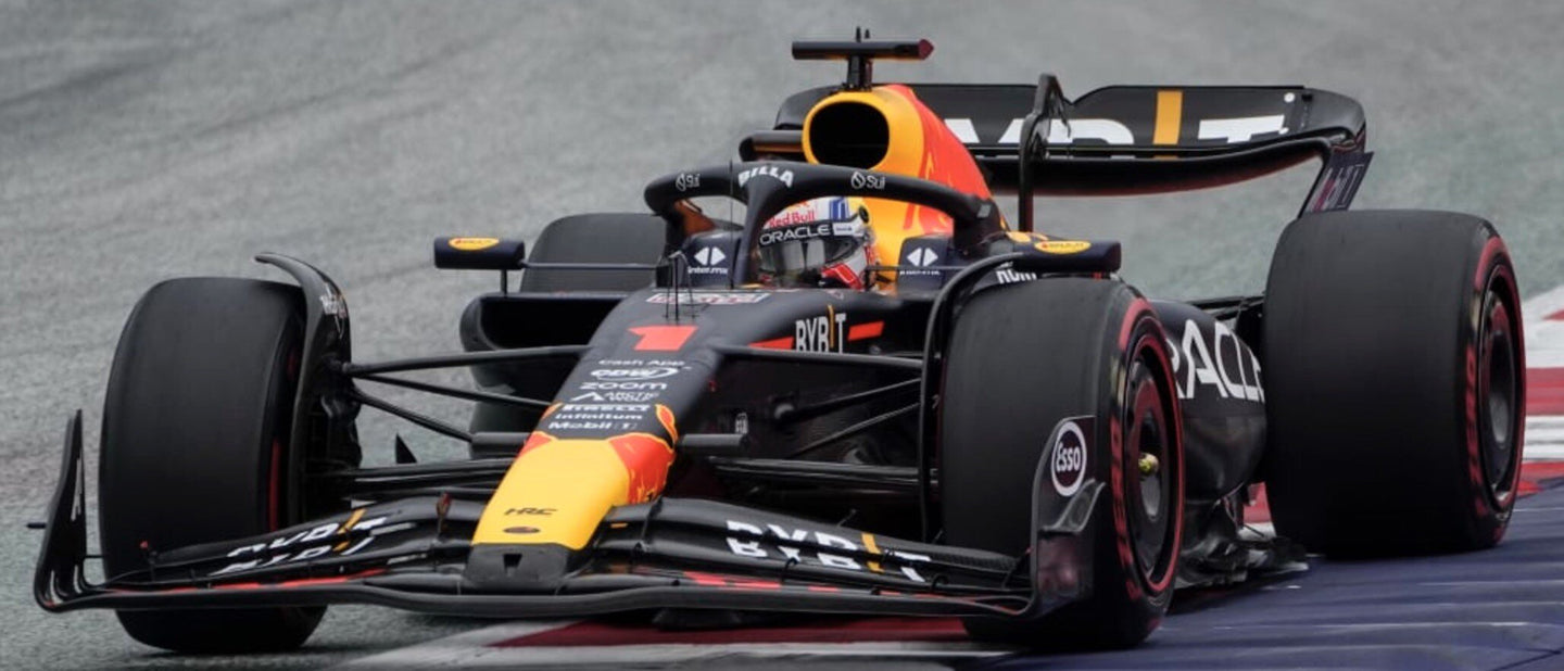 RED BULL F1 RB19 TEAM ORACLE RED BULL RACING N 1 WORLD CHAMPION WINNER AUSTRIAN GP 2023 MAX VERSTAPPEN MATT BLUE 1:43