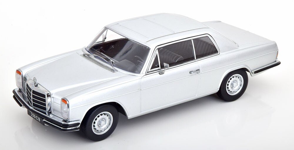 Mercedes Benz 280C/8 COUPE W114 1969 sølv metallic 1:18