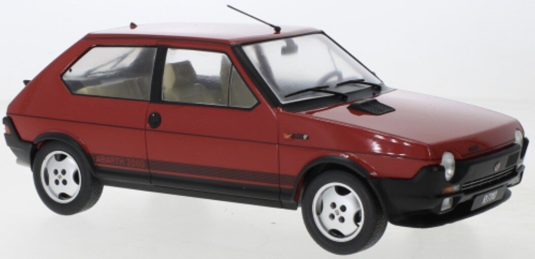 Fiat RITMO TC 125 ABARTH 1980 rød/sort 1:18