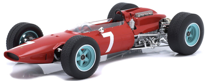 FERRARI F1 158 TEAM SCUDERIA FERRARI N 7 WORLD CHAMPION WINNER GERMANY GP 1964 JOHN SURTEES RED 1:18