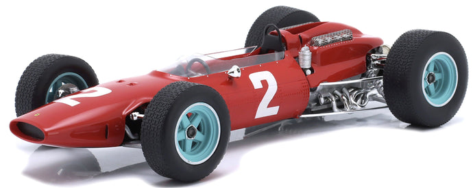 FERRARI F1 158 SCUDERIA FERRARI N 2 WORLD CHAMPION POLE POSITION FASTEST LAP AND WINNER MONZA ITALY GP 1964 JOHN SURTEES RED 1:18