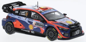 Hyundai i20 N RALLY1 #6 SORDO/CARRERA RALLY MONTE CARLO 2023 blå/rød 1:43