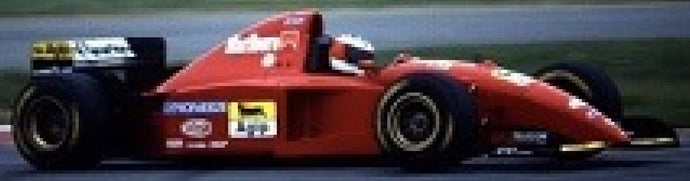 FERRARI F1 412T2 N 0 FIRST TEST ESTORIL 22-23 NOVEMBER (with driver figure) 1995 MICHAEL SCHUMACHER WITH SHOWCASE RED BLACK 1:18