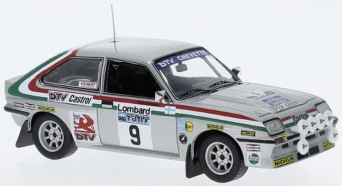 Vauxhall CHEVETTE 2300 HSR #9 ARIKKALA/VIRTANEN RAC RALLY 1980 sølv/grøn/rød 1:43