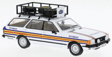 Indlæs billede til gallerivisning FORD ENGLAND GRANADA MKII TOURER TEAM ROTHMANS RALLY ASSISTANCE 1980 WHITE BLUE YELLOW 1:43