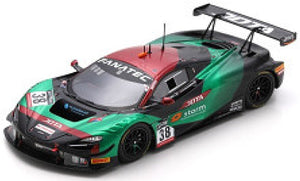 McLAREN 720S GT3 TEAM JOTA N 38 24h SPA 2022 M.KIRCHHOFER - O.WILKINSON - R.BELL GREEN BLACK RED 1:43