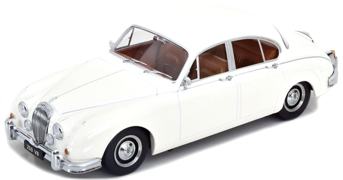 DAIMLER 250 V6 LHD 1962 - BROWN INTERIOR WHITE 1:18