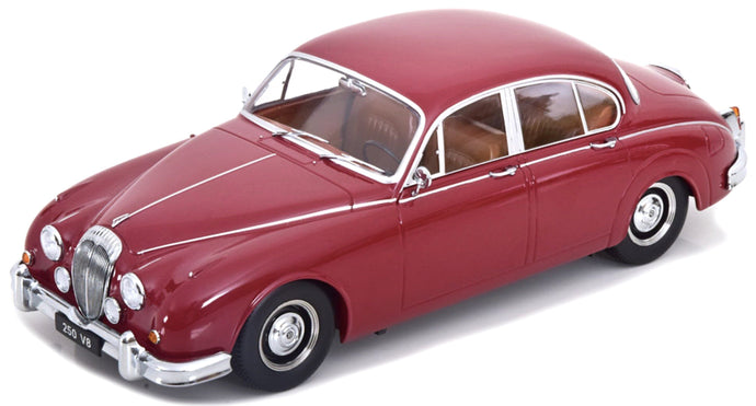 DAIMLER 250 V6 LHD 1962 - BROWN INTERIOR RED 1:18