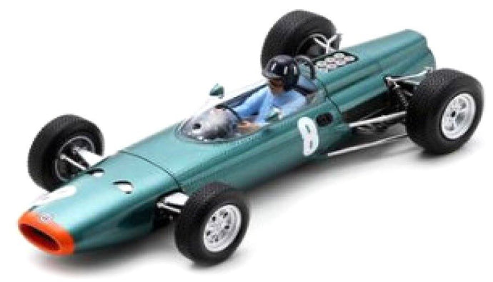 BRM F1 P261 N 8 WINNER MONACO GP 1964 GRAHAM HILL GREEN MET ORANGE 1:18